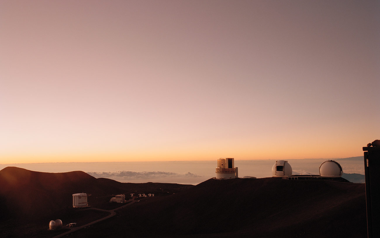 Sterne über Hawaii - Manua Kea Observatorien, Big Island