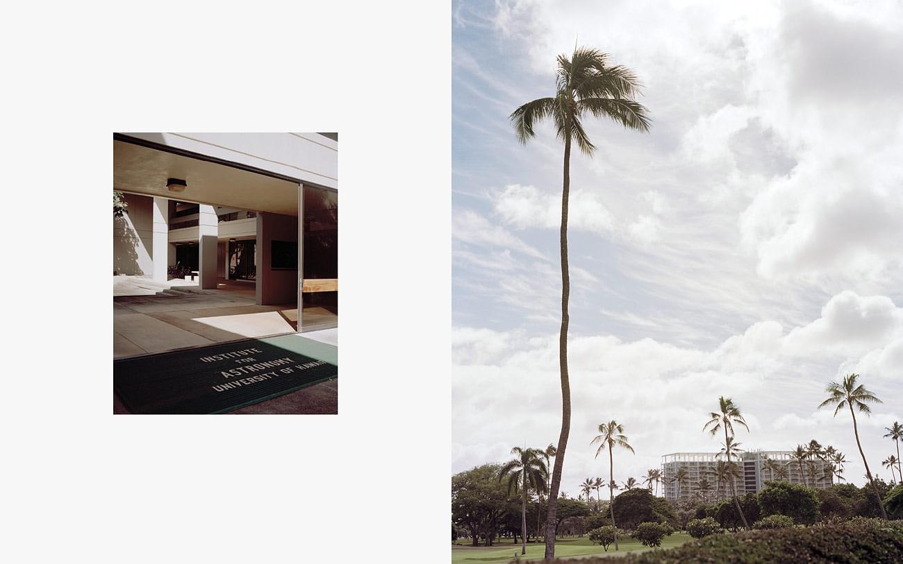 Sterne über Hawaii - Institute for Astronomy University of Hawaii, Honolulu | Im Kahala Hotel, Honolulu, notierte Carl Sagan 1977 die ersten Vorschlagliste f&uuml;r die Inhalte der &bdquo;Goldenen Schallplatte&ldquo; der Voyager Mission.