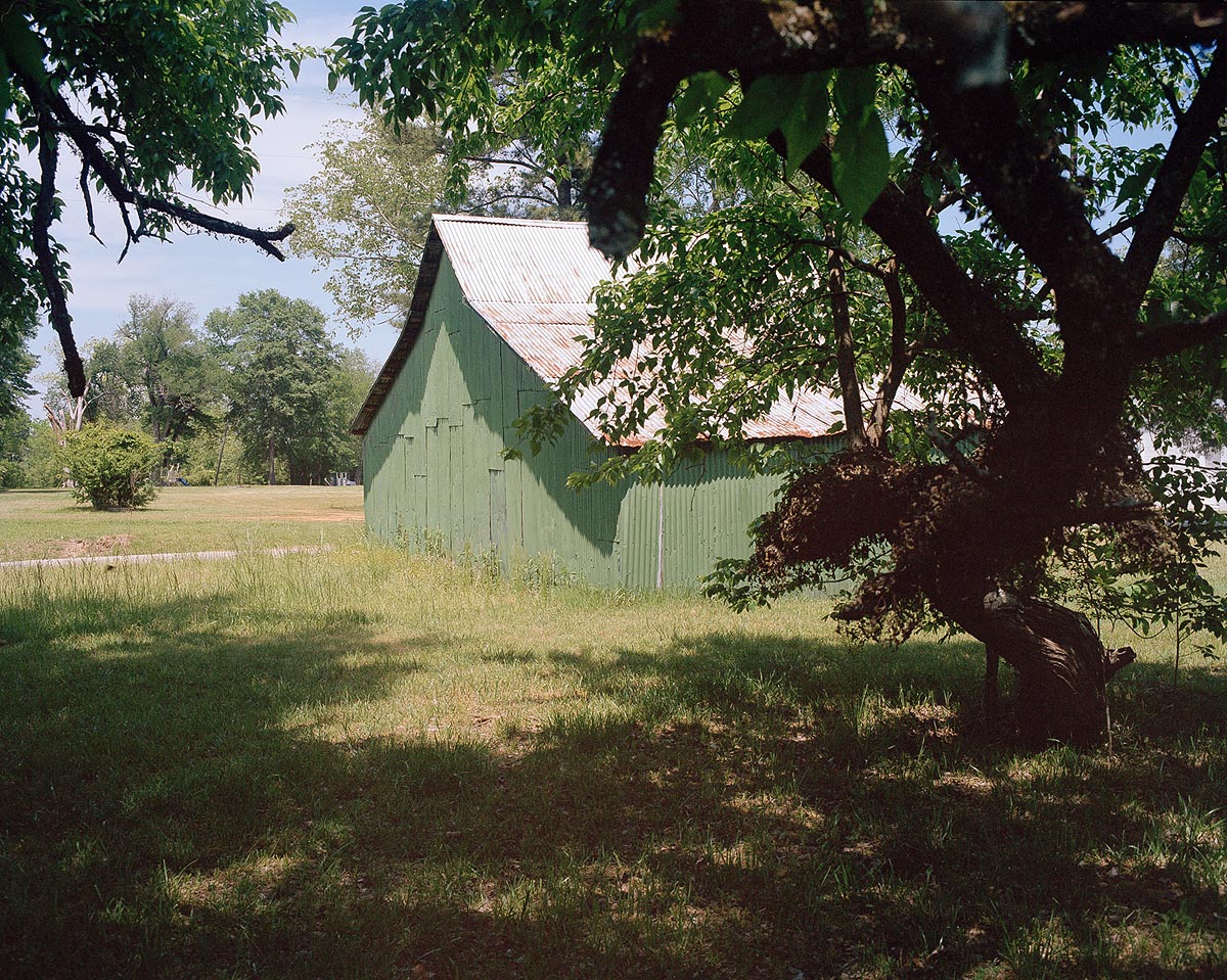 KATRINA - 12 years after William Christenberry:  Green Warehouse, Newbern, Alabama
