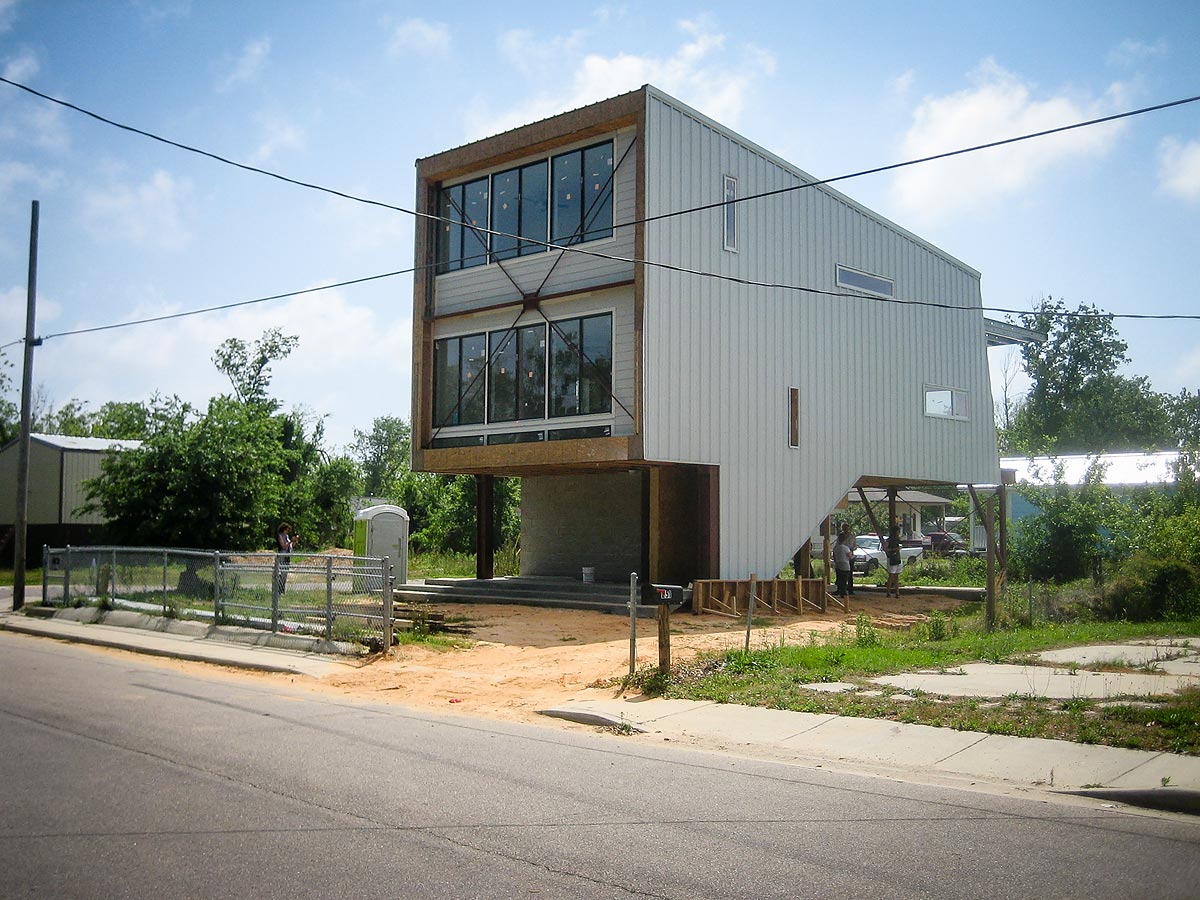 KATRINA - New build residential building in Biloxi, Missisippi.
