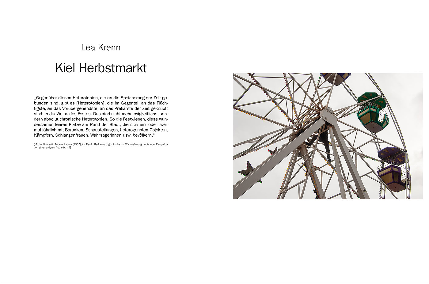 Project Week at Muthesius Kunsthochschule Kiel "Von anderen R&auml;umen"